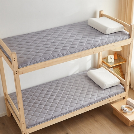 寐珂 2025新款水洗棉大豆床垫 学生款 太空灰