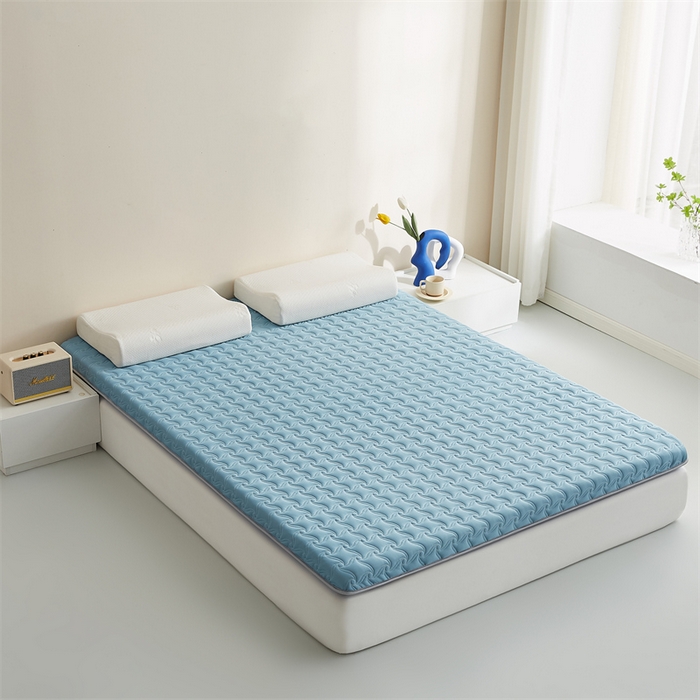 91家纺网 家纺一手货源 找家纺 （总）寐珂 2025新款乳胶凉席床垫A类反面水洗棉加厚床垫学生宿舍床垫