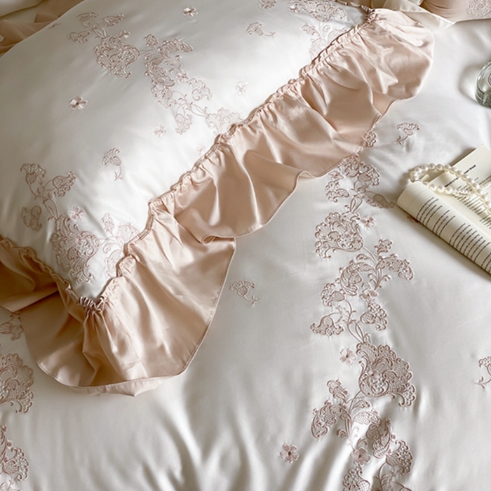 91家纺网 家纺一手货源 找家纺 （总）MIU缪家居 2024新款100支天丝棉四件套-舒芙蕾