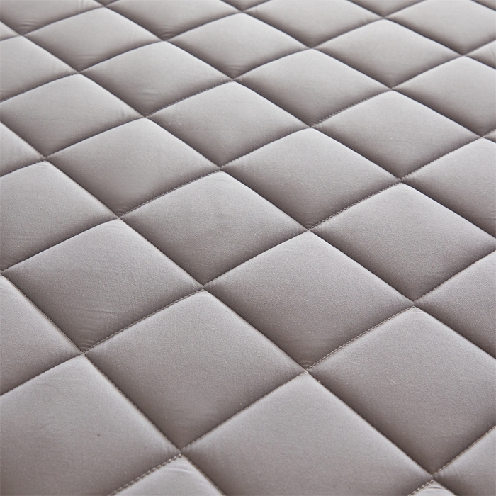 91家纺网 家纺一手货源 找家纺 寐珂 2025新款水洗棉大豆床垫 学生款 太空灰