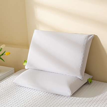 91家纺网 家纺一手货源 找家纺 萌番宝 2024新款冰丝面包乳胶枕40*60厘米夏季天然乳胶枕锦氨纶冰凉枕套 灰色