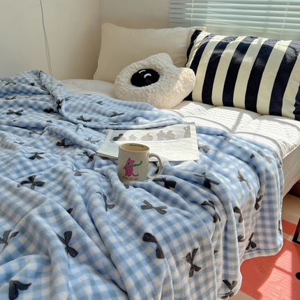 91家纺网 家纺一手货源 找家纺 （总）桃喜2024新款双面牛奶绒毛毯