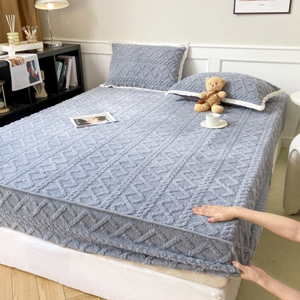 91家纺网 家纺一手货源 找家纺 源舍家纺 2024新款爆款A类塔芙绒床笠枕套