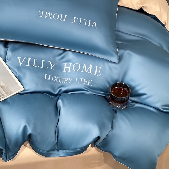 91家纺网 家纺一手货源 找家纺 （总）眠帛家居 2024新款水洗真丝绣花四件套-惟丽系列