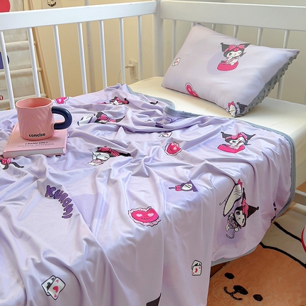 91家纺网 家纺一手货源 找家纺 （总）希诺家居 2024新款正版授权多功能婴幼儿毯子儿童凉感针织盖毯旅行毯