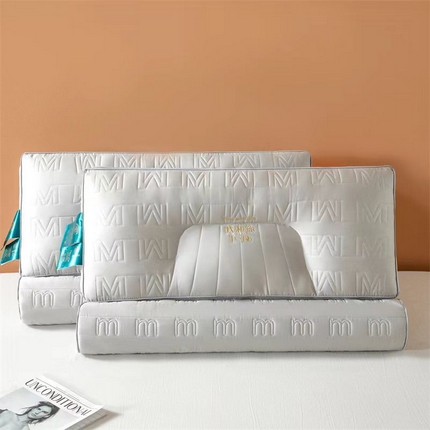 91家纺网 家纺一手货源 找家纺 （总）云熙枕业 2024新款60支贡缎全棉护颈枕枕头枕芯