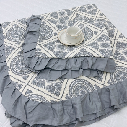 91家纺网 家纺一手货源 找家纺 暖居 2024新款夏季凉感云小棉森氧棉50棉50天丝床盖三件套 伦廓