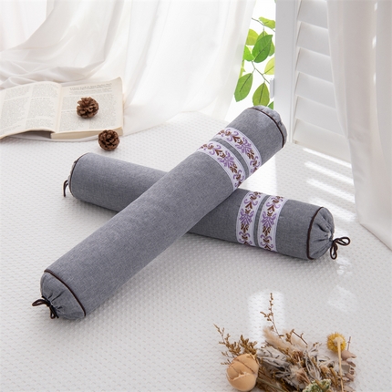 91家纺网 家纺一手货源 找家纺 （总）仁宇枕业 2024新款圆形保健护颈荞麦枕特价跑量送人赠品中式糖果枕头枕芯