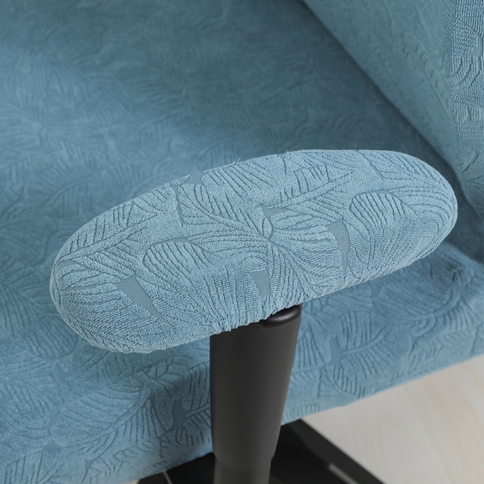 91家纺网 家纺一手货源 找家纺 千彤沙发垫 2024新款小树叶电竞椅子套 小树叶-水蓝