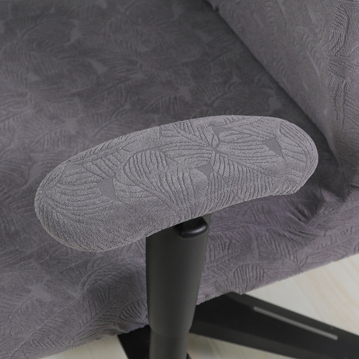 91家纺网 家纺一手货源 找家纺 千彤沙发垫 2024新款小树叶电竞椅子套 小树叶-深灰