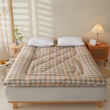 91家纺网 家纺一手货源 找家纺 富威堡棉花床垫褥子单人床褥炕被床垫垫褥软垫家用学生宿舍加厚 洛卡灰