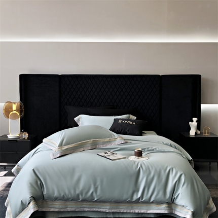 91家纺网 家纺一手货源 找家纺 （总）馨蕊家居 2024新款80SLF奥地利兰精天丝四件套-露晞