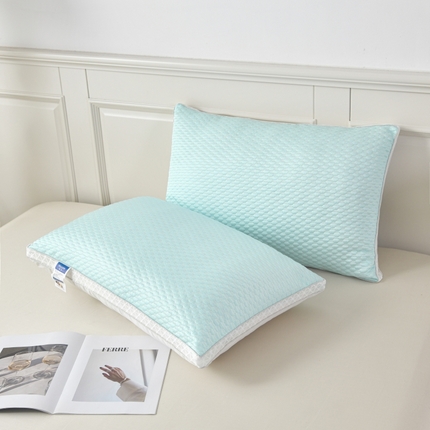 皇冠之家 2024新款冰豆豆羽丝棉枕芯48*74一只 果绿