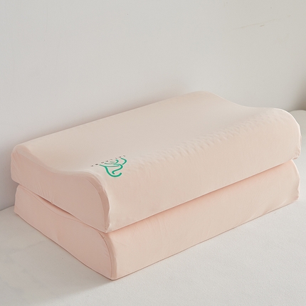 91家纺网 家纺一手货源 找家纺 乐可 2024新款凉感乳胶枕头枕芯 橘