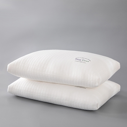 91家纺网 家纺一手货源 找家纺 （总）仁宇枕业 2024新款透气洁净针织棉羽丝枕头枕芯