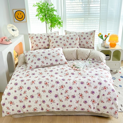 91家纺网 家纺一手货源 找家纺 雲归梦 2024新款全棉13070多规格四件套 夕云