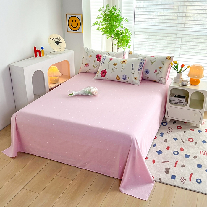 91家纺网 家纺一手货源 找家纺 雲归梦 2024新款全棉13070多规格四件套 花海