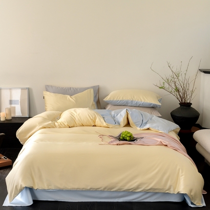 91家纺网 家纺一手货源 找家纺 （总）时光里 2024新款天丝棉四件套