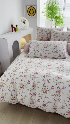 91家纺网 家纺一手货源 找家纺 雲归梦 2024新款全棉13070多规格四件套 悠悠年华