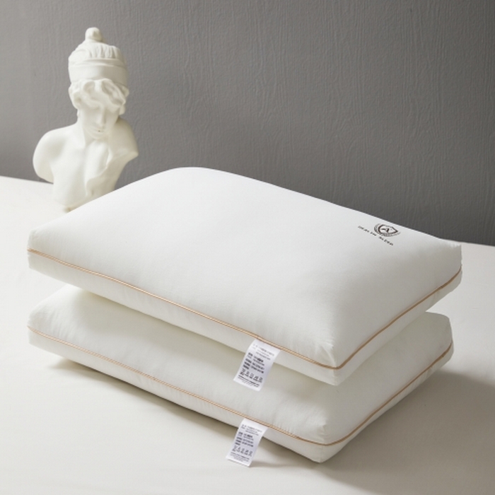 91家纺网 家纺一手货源 找家纺 星芯合家纺 2024新款水洗磨毛舒适弹弹枕 舒适弹弹枕48*74-高