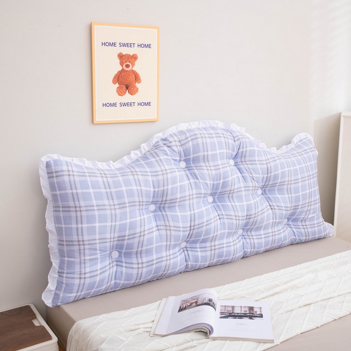 91家纺网 家纺一手货源 找家纺 美达人 2024新款水洗棉安妮儿系列珍珠棉靠背 吖妮-大格