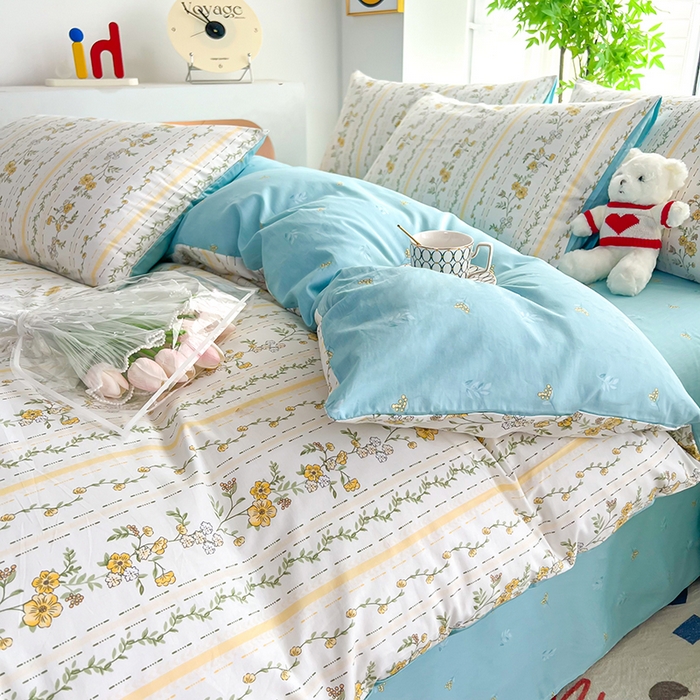 91家纺网 家纺一手货源 找家纺 雲归梦 2024新款全棉13070多规格四件套 宁静致远