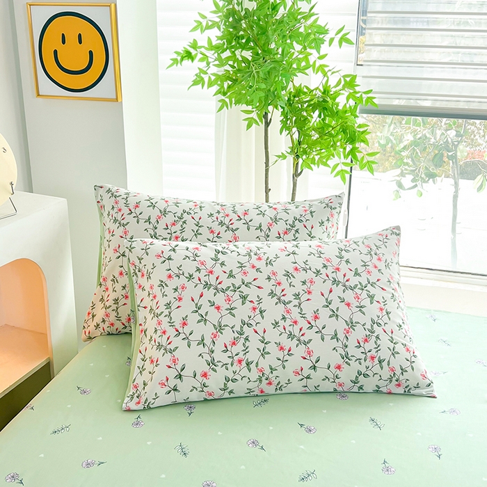 91家纺网 家纺一手货源 找家纺 雲归梦 2024新款全棉13070多规格四件套 春日