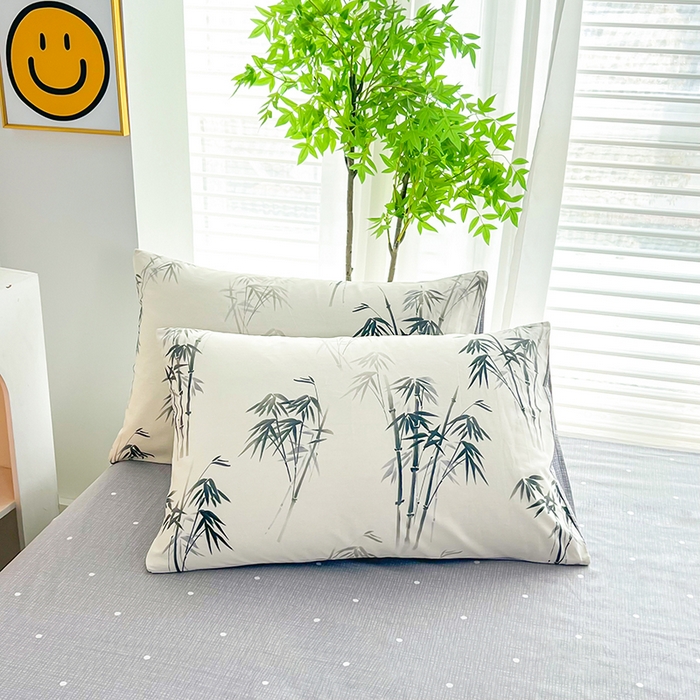 91家纺网 家纺一手货源 找家纺 雲归梦 2024新款全棉13070多规格四件套 墨竹