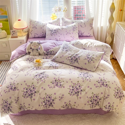 91家纺网 家纺一手货源 找家纺 多品家纺 2024新款水洗棉麻单被套 曼塔