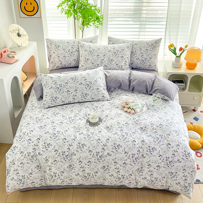 91家纺网 家纺一手货源 找家纺 雲归梦 2024新款全棉13070多规格四件套 香草涧