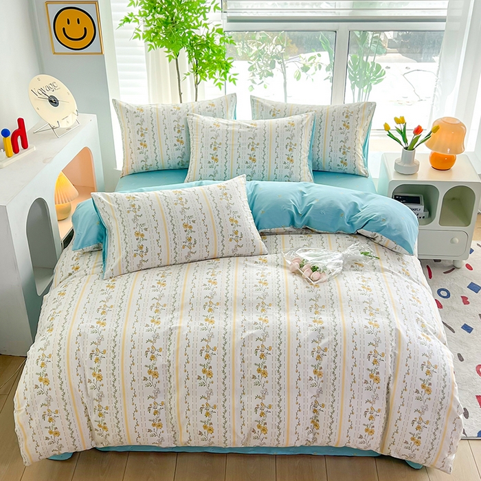 91家纺网 家纺一手货源 找家纺 雲归梦 2024新款全棉13070多规格四件套 宁静致远