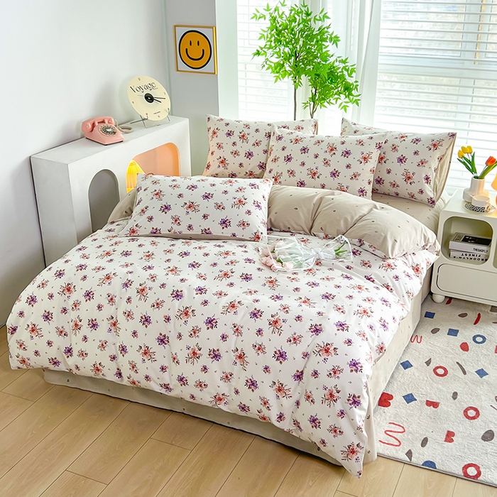 91家纺网 家纺一手货源 找家纺 雲归梦 2024新款全棉13070多规格四件套 夕云