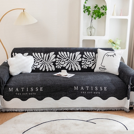 91家纺网 家纺一手货源 找家纺 （总）沐沐家纺 2026新款色织印花沙发巾