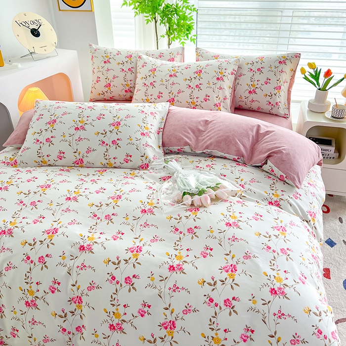 91家纺网 家纺一手货源 找家纺 雲归梦 2024新款全棉13070多规格四件套 悠悠年华