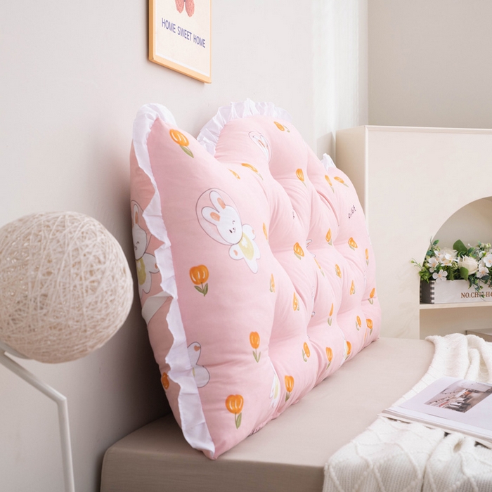 91家纺网 家纺一手货源 找家纺 美达人 2024新款水洗棉安妮儿系列珍珠棉靠背 吖妮-太空兔