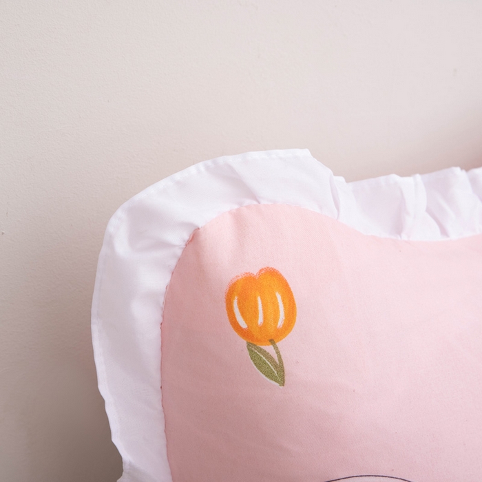 91家纺网 家纺一手货源 找家纺 美达人 2024新款水洗棉安妮儿系列珍珠棉靠背 吖妮-太空兔