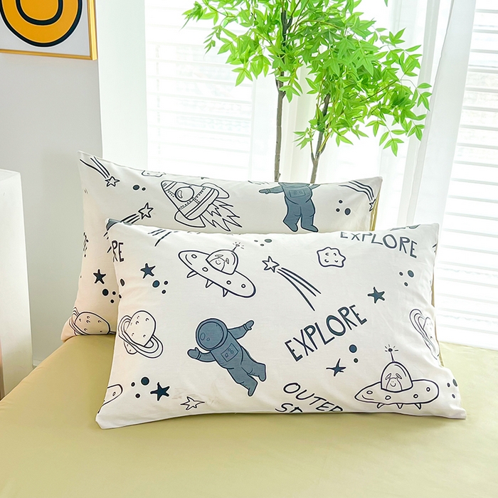 91家纺网 家纺一手货源 找家纺 雲归梦 2024新款全棉13070多规格四件套 探索太空