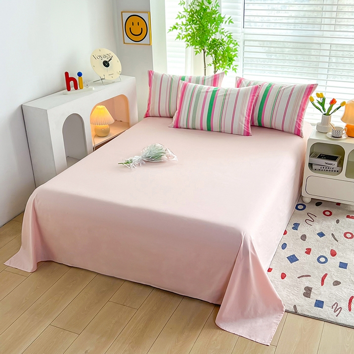 91家纺网 家纺一手货源 找家纺 雲归梦 2024新款全棉13070多规格四件套 彩虹