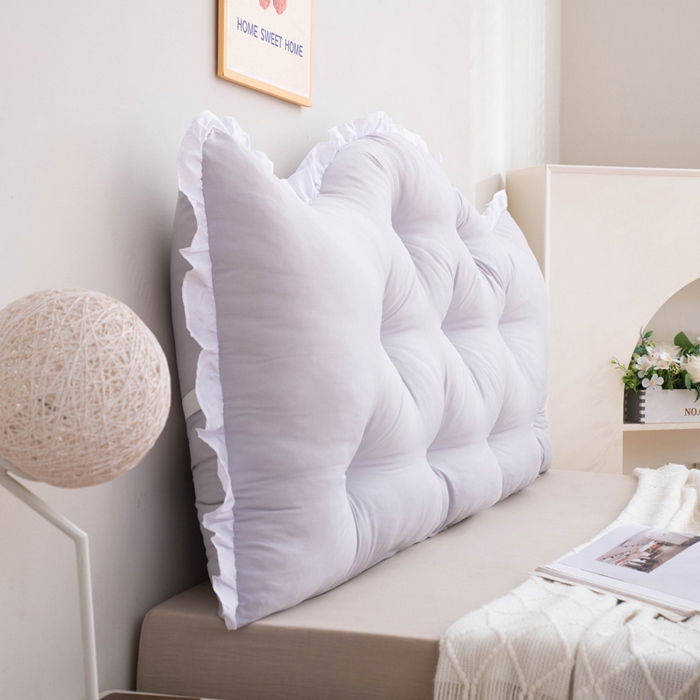 91家纺网 家纺一手货源 找家纺 美达人 2024新款水洗棉安妮儿系列珍珠棉靠背 吖妮-淡灰