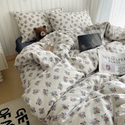 91家纺网 家纺一手货源 找家纺 （总）六巷胡同 2024新款ins复古小碎花四件套