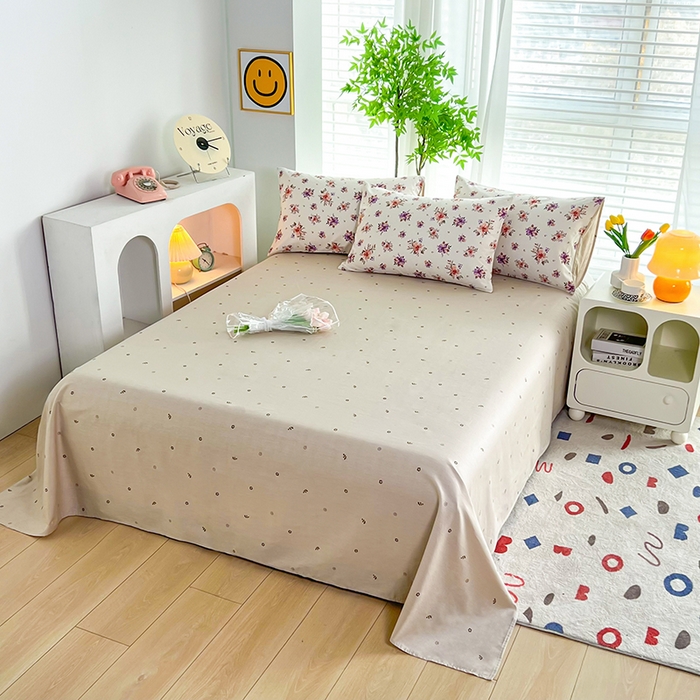 91家纺网 家纺一手货源 找家纺 雲归梦 2024新款全棉13070多规格四件套 夕云