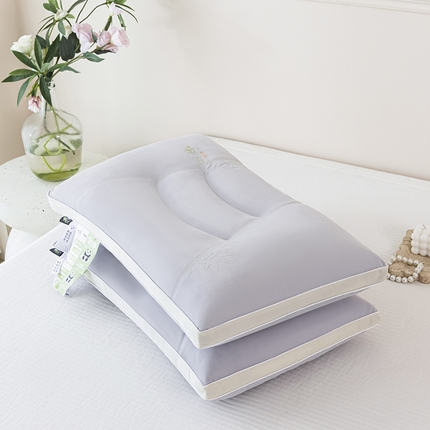 91家纺网 家纺一手货源 找家纺 （总）梦叶草 2024新款母婴级所盼皆达五分区枕护颈枕芯抗菌防螨舒适酒店枕头 48*74cm