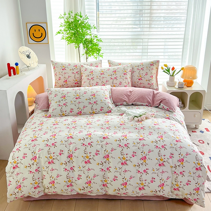 91家纺网 家纺一手货源 找家纺 雲归梦 2024新款全棉13070多规格四件套 悠悠年华