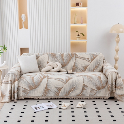 91家纺网 家纺一手货源 找家纺 （总）沐沐家纺 2026新款色织印花沙发巾