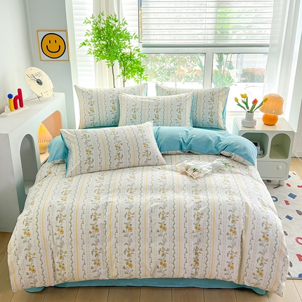 91家纺网 家纺一手货源 找家纺 雲归梦 2024新款全棉13070多规格四件套 宁静致远