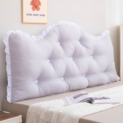 91家纺网 家纺一手货源 找家纺 美达人 2024新款水洗棉安妮儿系列珍珠棉靠背 吖妮-淡灰