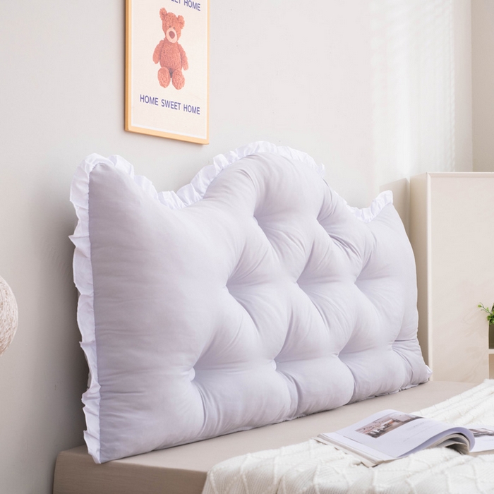 91家纺网 家纺一手货源 找家纺 美达人 2024新款水洗棉安妮儿系列珍珠棉靠背 吖妮-淡灰