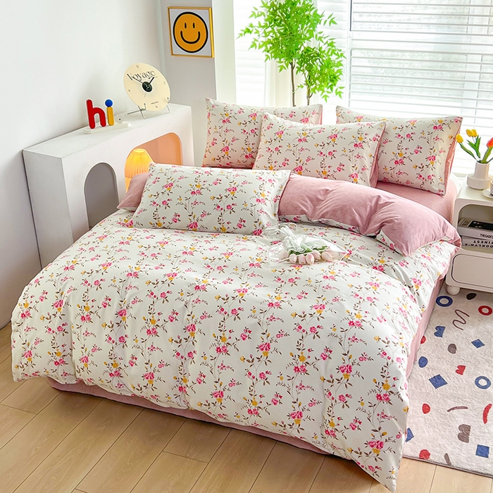 91家纺网 家纺一手货源 找家纺 雲归梦 2024新款全棉13070多规格四件套 悠悠年华