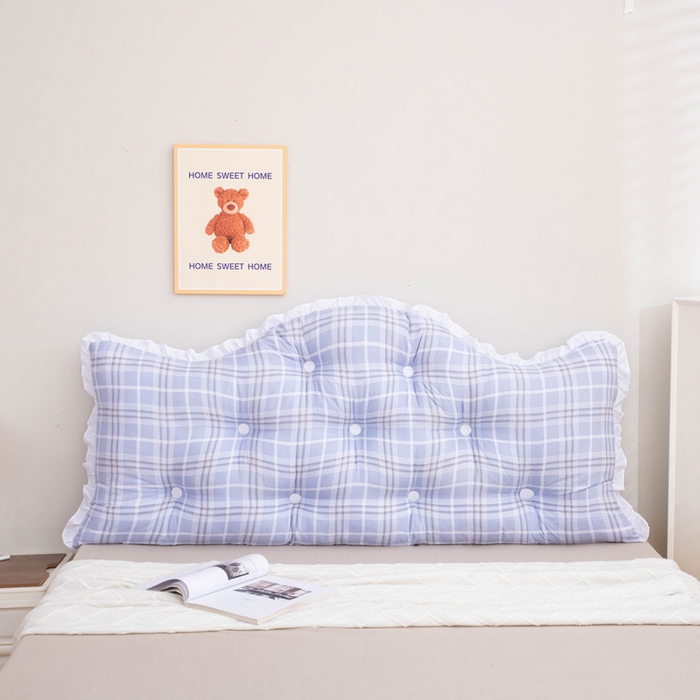 91家纺网 家纺一手货源 找家纺 美达人 2024新款水洗棉安妮儿系列珍珠棉靠背 吖妮-大格