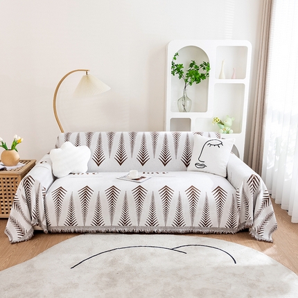 91家纺网 家纺一手货源 找家纺 （总）沐沐家纺 2026新款色织印花沙发巾